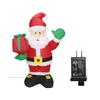 1.35m Inflatable Santa Claus Gift Bag Christmas Yard Decor