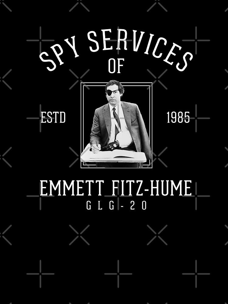 James Bond Spy Services of Emmett Fitz-Hume Oversized T-Shirt