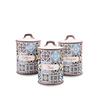 Zestaw 3 ceramicznych pojemników na kawę, herbatę i cukier MAESTRO Holiday in Porto MR-20005-03CS