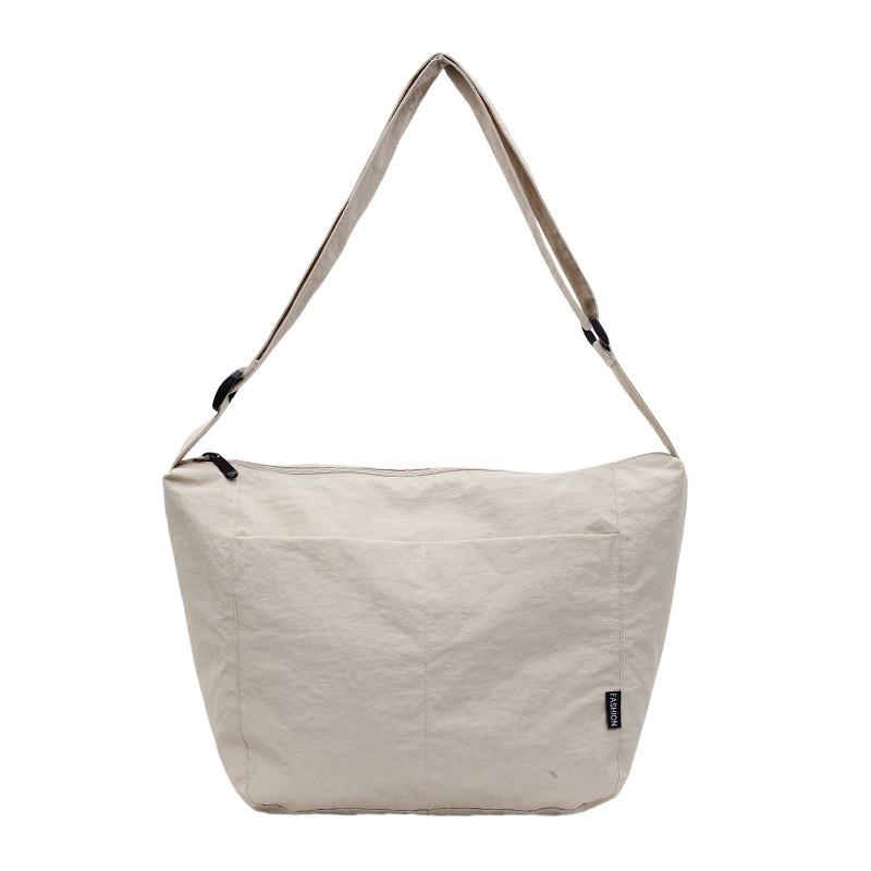 Classic Nylon Retro Shoulder Bag With Ample Storage For Casual Daily Use