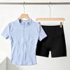 2026 Breathable Quick-Dry Running T-Shirt Barefeel Sports Top Round Neck Elastic Yoga Short Sleeve