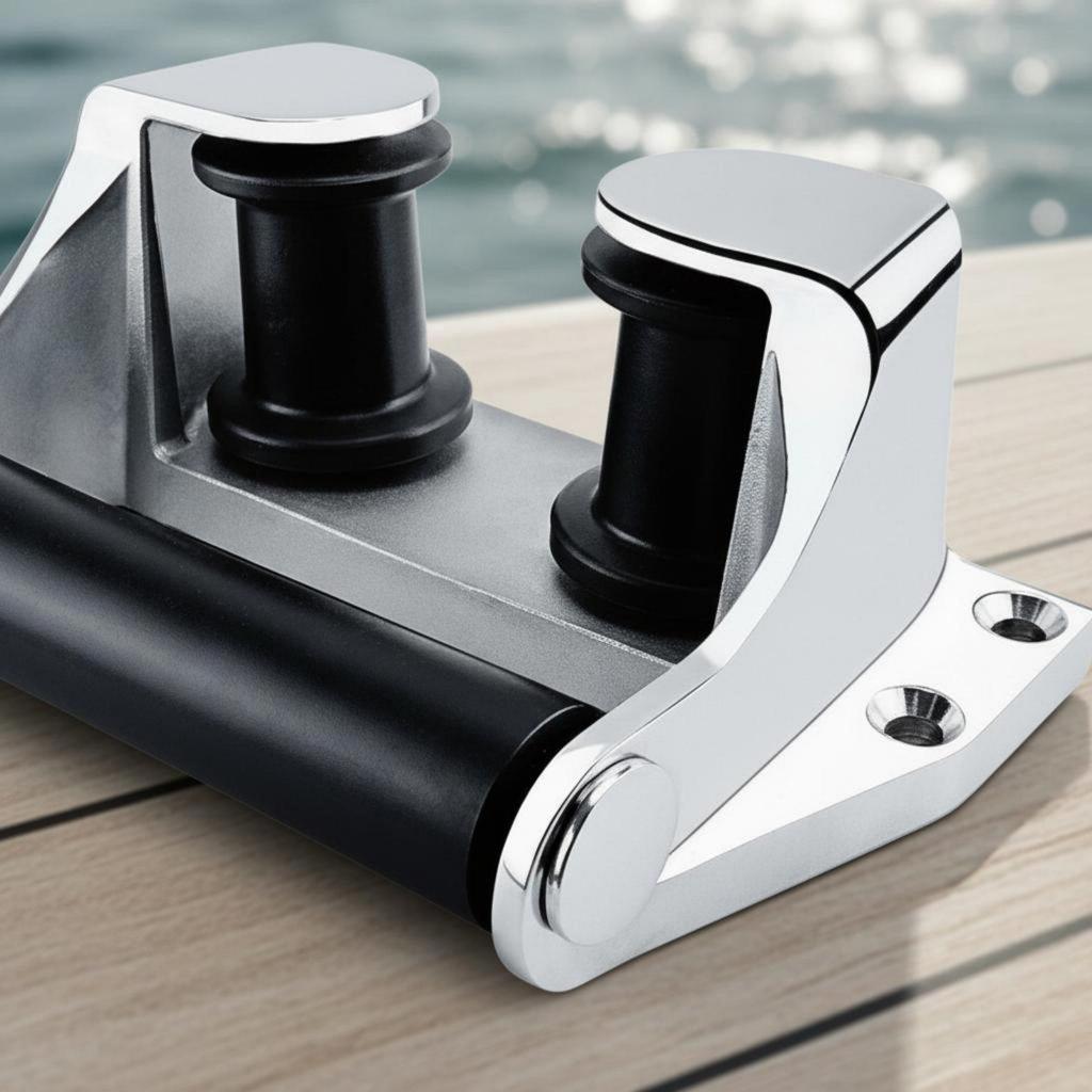 Anchor Roller Fairlead Polished Finish Marine Hardware Long-Lasting for Yacht