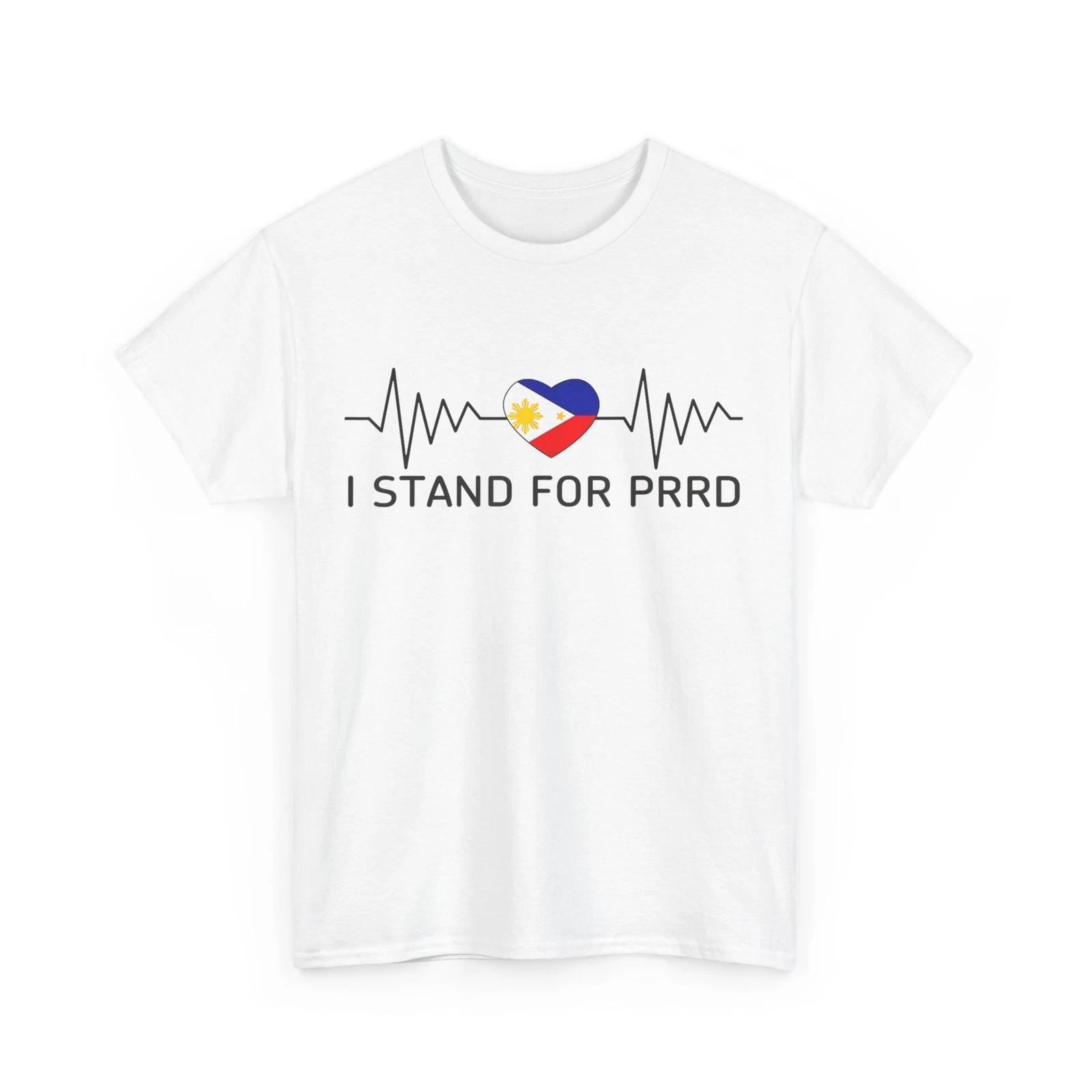 I Stand for PRRD Philippines Flag Heartbeat Digong Duterte Women Men Shirt S