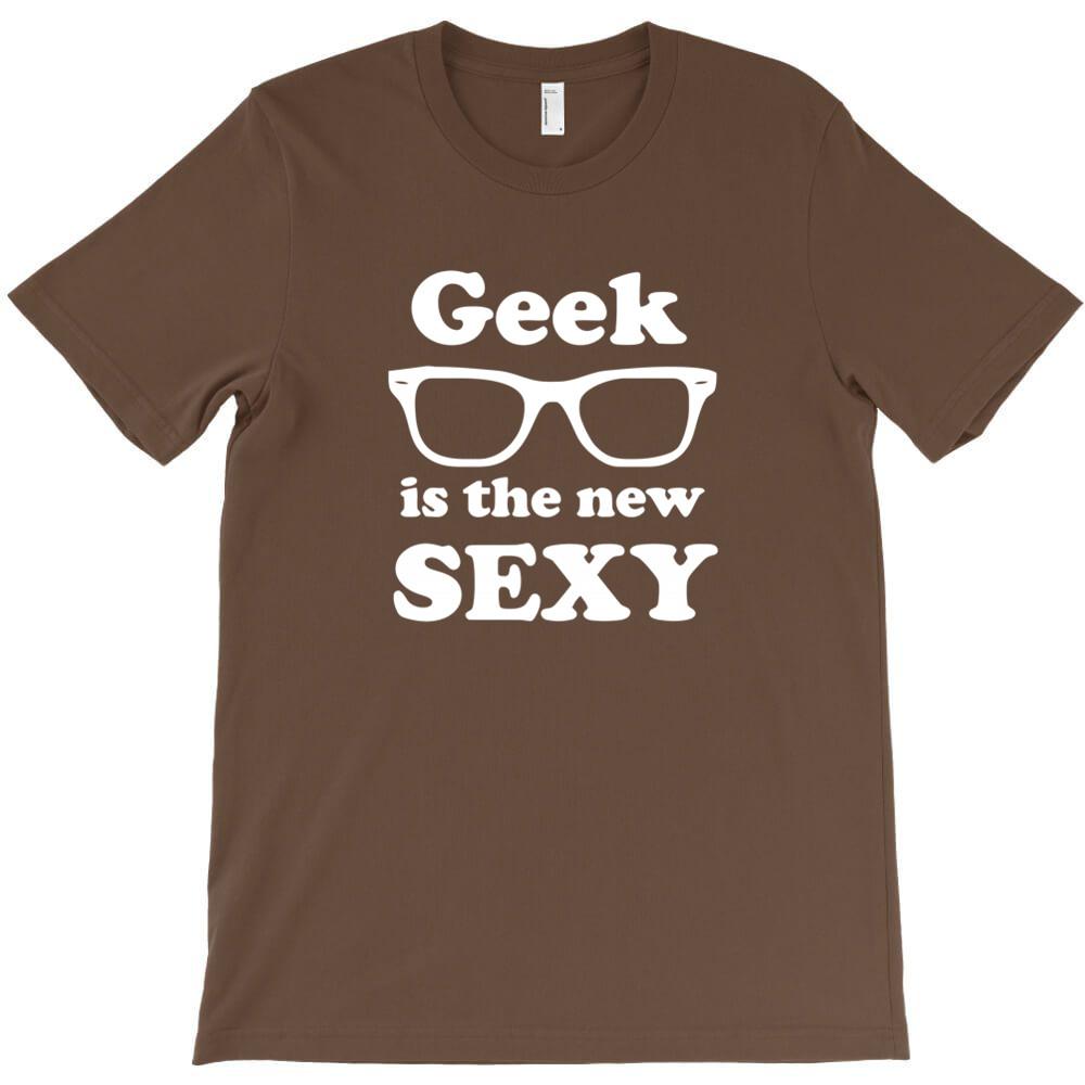 Geek Is The Sexy T Shirt Mens Short Sleeved Tee Shirt T L