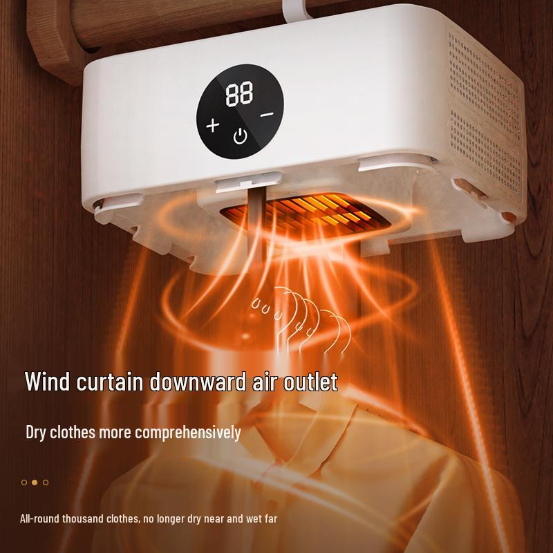 Home Smart Folding Dryer: Quick Dry, Mite Removal, Sterilization, Silent, Energy-Saving Warm Air for Clothes