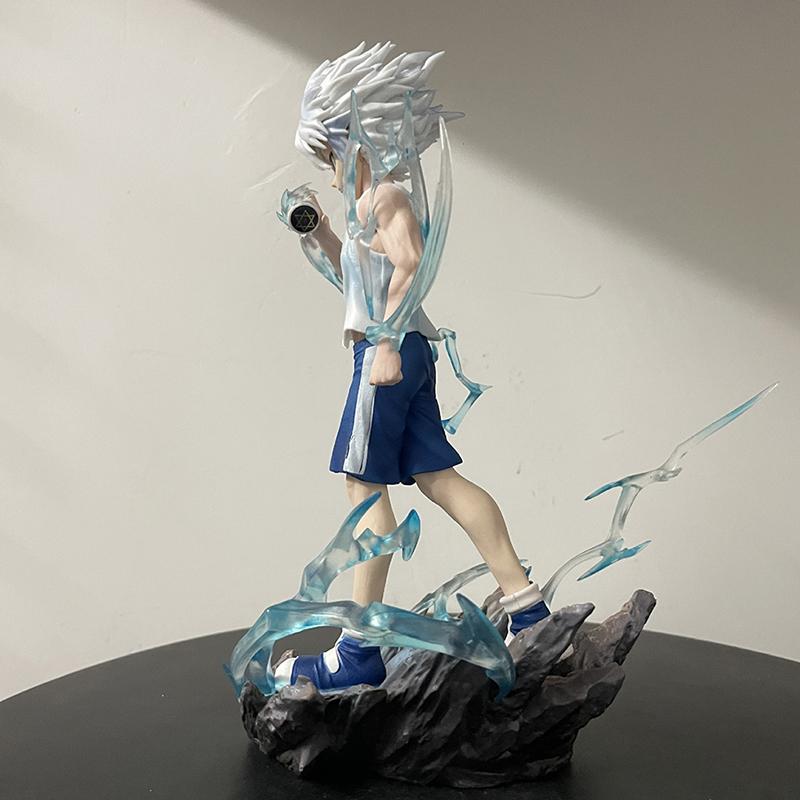 22cm Anime Hunter×Hunter Killua Zoldyck GK PVC Action Figure Collection Model Toys Doll Gift