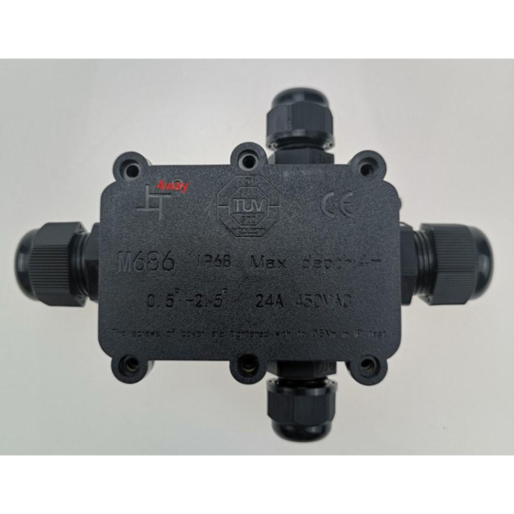 💰Kaufe Waterproof Electrical Junction Box Cable Connector Wire IP68 zum ...