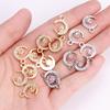 10Pcs Exquisite Zircon Alloy Sun Moon Pendant Handmade Jewelry Making Necklace Earrings Charms Diy Craft Accessories Findings