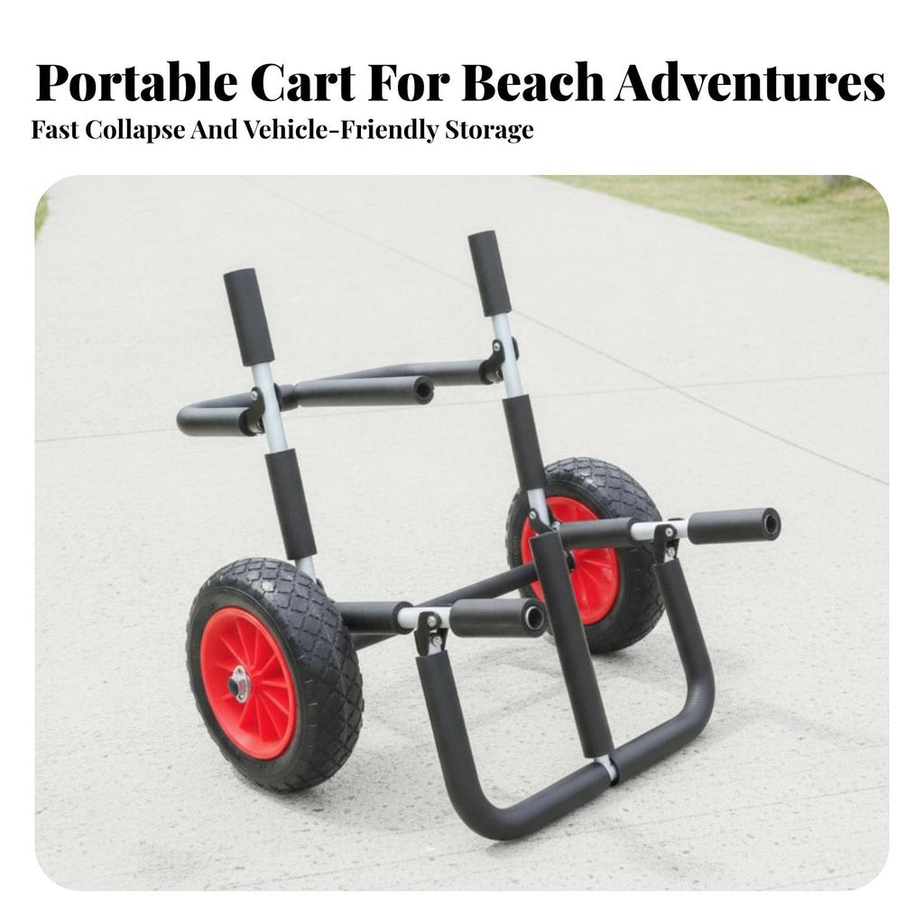 Surfboard Cart Portable with Straps Heavy-Duty for Surfers
