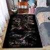 Zombie Themed Rug: Dark and Eerie Design with Ghoulish Characters Suitable for Use As an Anti-slip Game Mat for Living Room and Bedroom Sofas