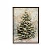 Christmas Door with Lights for Family Party Photo, Festive Home Decor