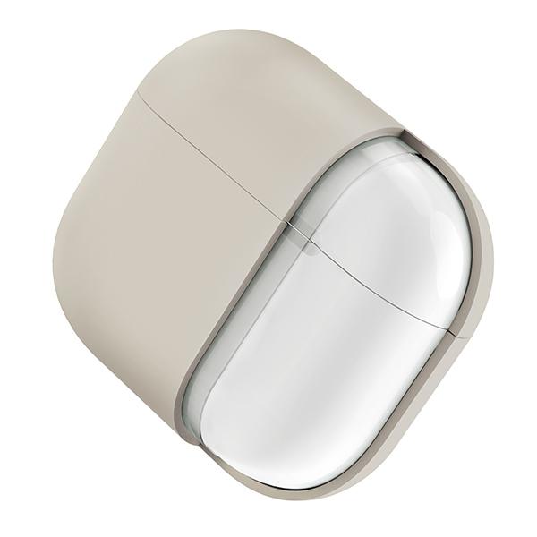 Etui do AirPods Pro 2 UNIQ Lino Silikonowe Beżowe