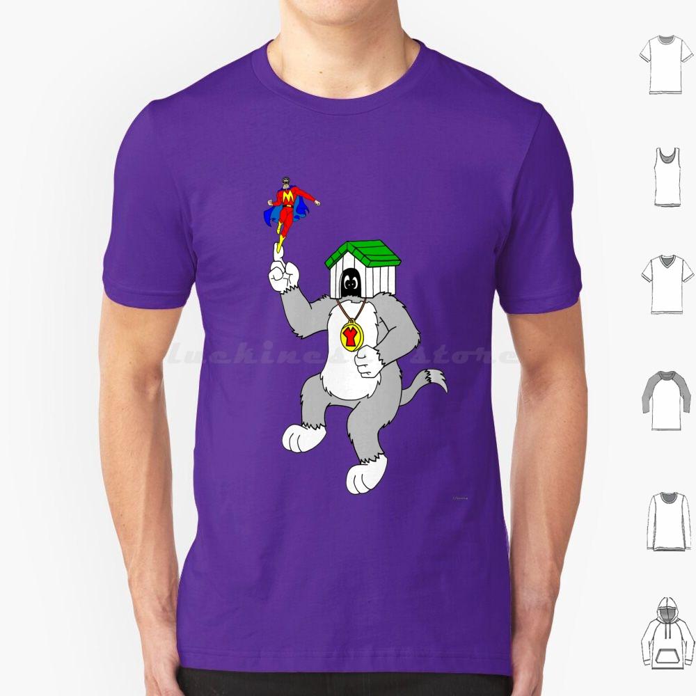 M Man And Yukk Ugly Dog T Shirt 6xl Cotton Cool Tee Mighty Man And Yukk Cartoon Comic Laughs Comedy Hero Dog Little Tv Show Hb