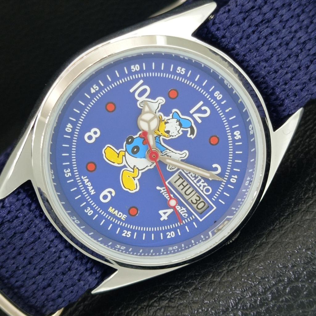 АВТОМАТИЧЕСКИЕ ВОССТАНОВЛЕННЫЕ МУЖСКИЕ ВИНТАЖНЫЕ ЧАСЫ SEIKO 6309A ЯПОНИЯ СИНЕГО ЦВЕТА a443068-1