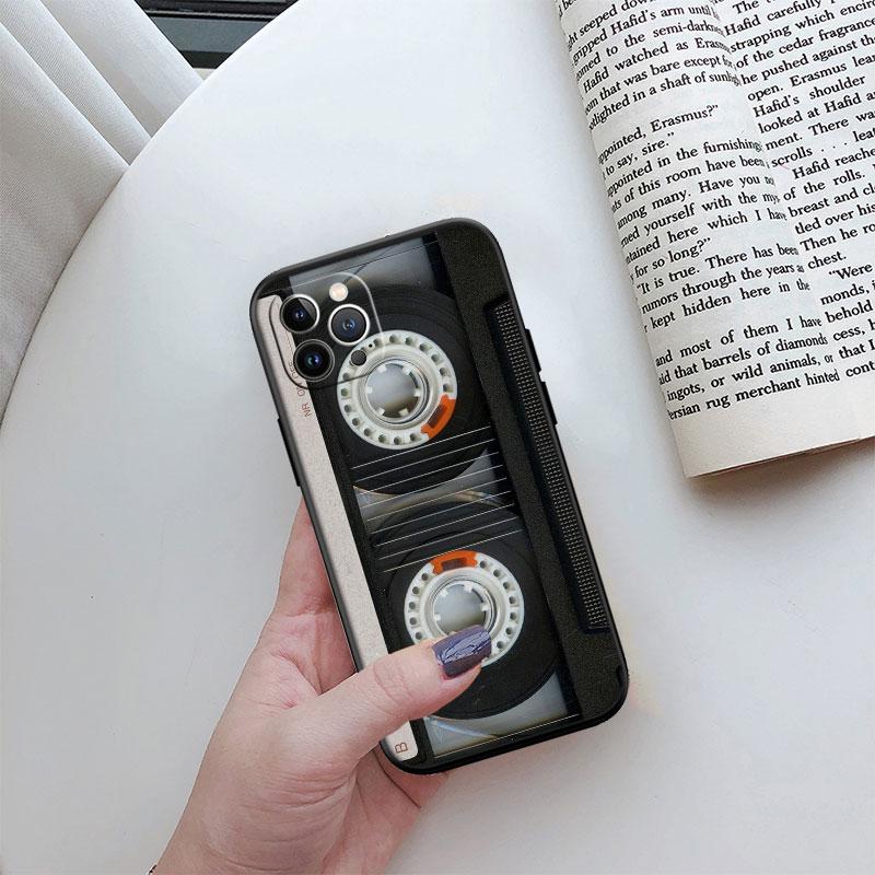 Cassette Vintage Tape Phone Case for Samsung Galaxy S20 S21 Ultra FE Plus A26 A30 A30S A31 A52 A42 A50 A50S