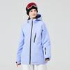 Unisex White Ski Suit Set: Winter Outdoor Snowboard Pants and Jacket for Couples