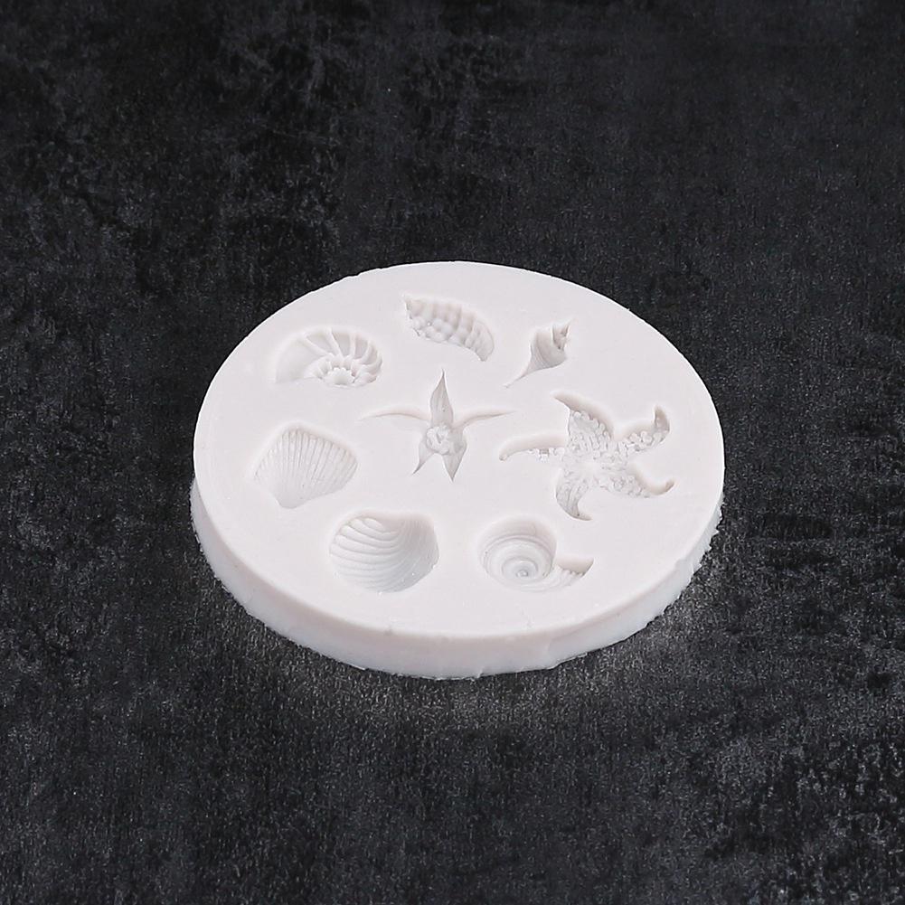 Cake Tool Seahorse Mould Silicone Mold Cake Fondant Decorating Shell Conch Starfish Chocolate Moulds DIY Kitchen Baking Bakeware