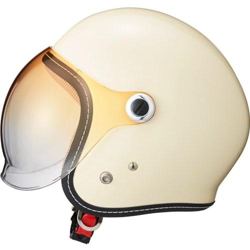 MARUSHIN Motorcycle Jet Helmet MCJ7 BUBBLE RIDER WOMEN Women's L Size (56~57cm) Ivory Product Number: 05302012