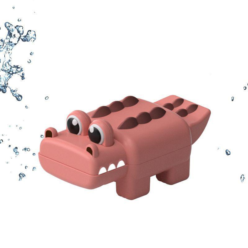 

Cute Cartoon Crocodile Bath Toy For Kids Swimming Bathing Interactive Toy Style F