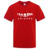2026 New Fashion Skinfriendly Comfort High Quality Cotton Tshirt Funny Friends Print T Shirtsummer Cool Oneck Male Tops Tee