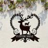 Enchanting Custom Heart Shaped Deer Metal Wall Art for Home Outdoor Decor Lovely Gift