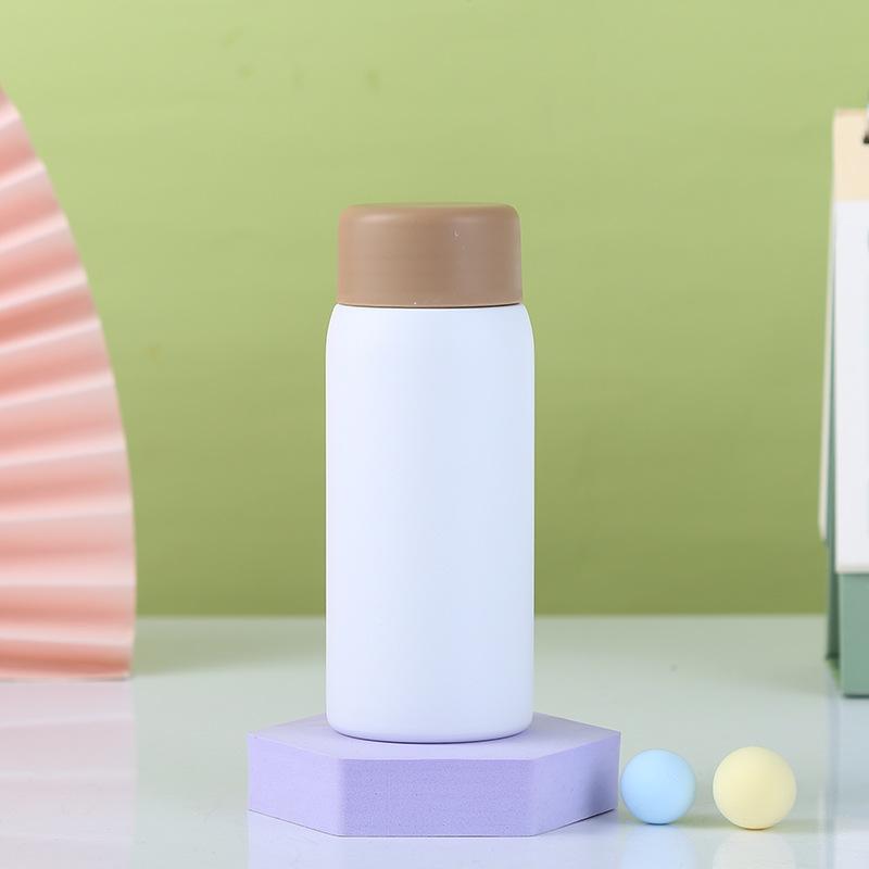 150ml Stylish Portable Stainless Steel Mini Thermos Cup for Women Creative Cute Travel Water Bottle Fashion Pocket Insulated Mug