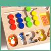 Toy Puzzle Wooden Building Block For Toddler Learning Cognitive Development