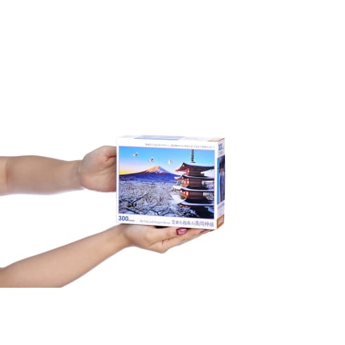 [Made in Japan] Beverly 300 Piece Jigsaw Puzzle Fuji and Sengen Shrine with Dancing Cranes (26 x 38 cm) 300-114