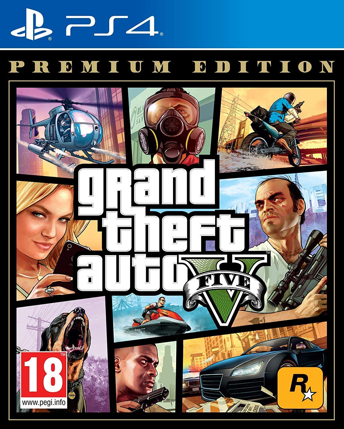 

Grand Theft Auto V Premium Online Edition - (PS4) (Імпортована версія)