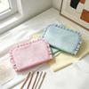 Large Capacity Striped Pattern Cosmetic Bag Striped Pattern Make Up Organizer  Travel Accessories