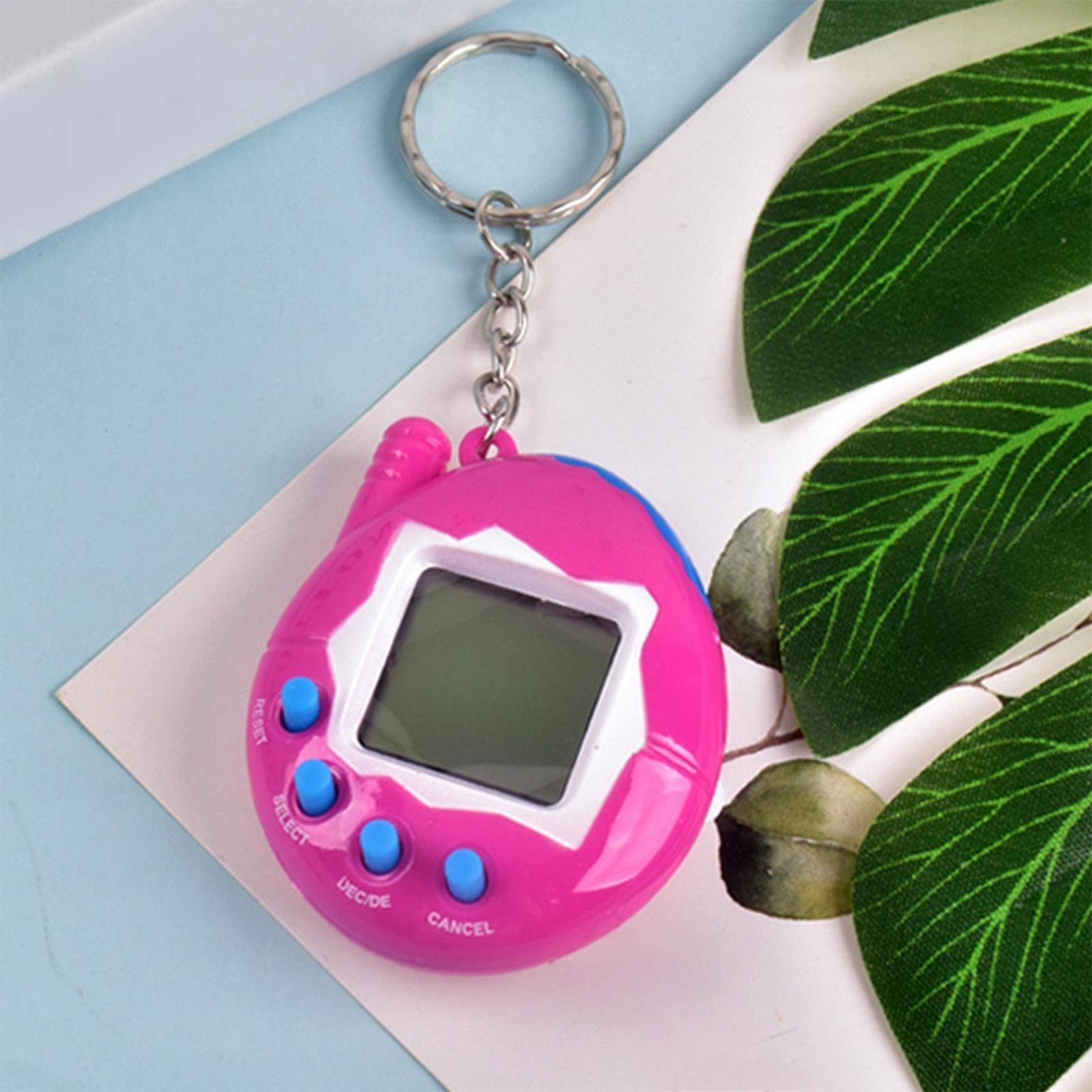 

Электронная игрушка-машинка для домашних животных, портативная виртуальная электронная игровая консоль-брелок-подвеска для питомцев One Size