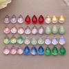 Ancient Style Multi-color Water Drop Glass Pendant Charms for DIY Jewelry & Accessories