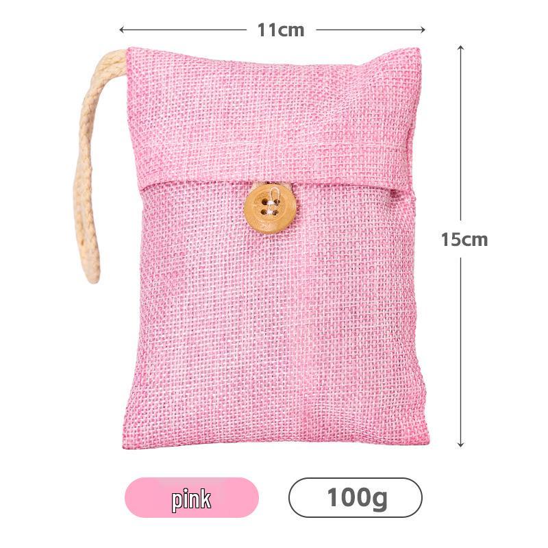 

Bamboo Charcoal Car Deodorizer - 100g Methanol & Formaldehyde Remover