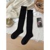 Ladies Autumn and Winter Warm Thickened Thin Legs Hollow Fishing Net Wool Pile Pile Calf Socks