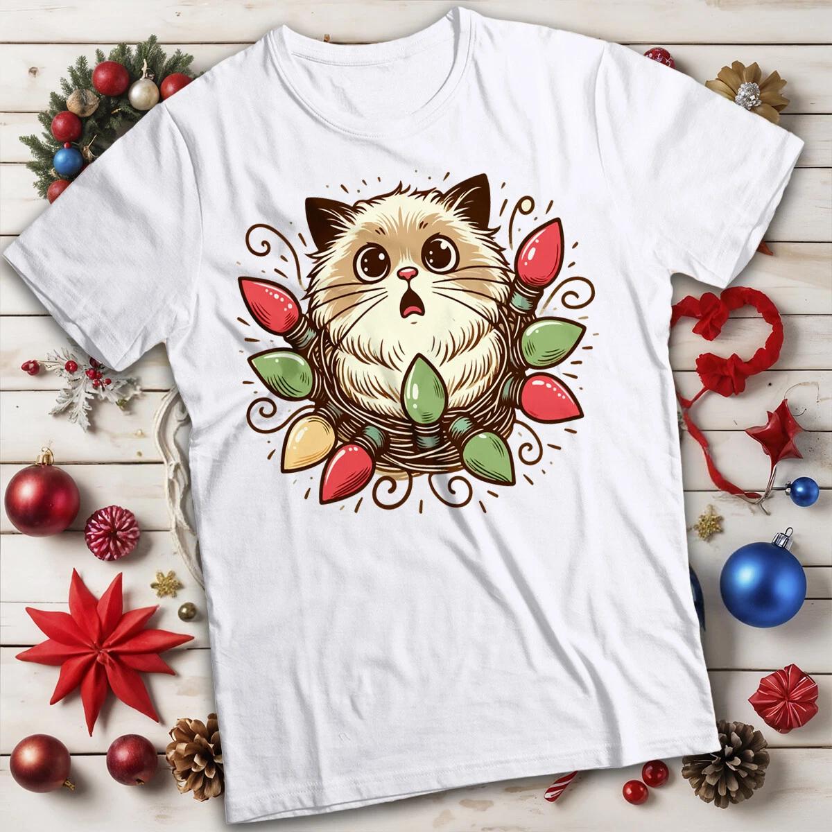 Animals Christmas T-shirts Mens and Womens Tee #MC S
