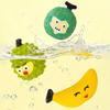 Latex Fruit Dog Chew Toy Squeaky Cartoon Melon Banana Dragon Fruit Durian Interactive Toy Small Medium Large Dogs Teething Cleaning Boredom Toy