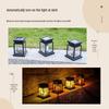 Solar Outdoor Garden Palace Lanterns with 4-Color LEDs (3-Pack)