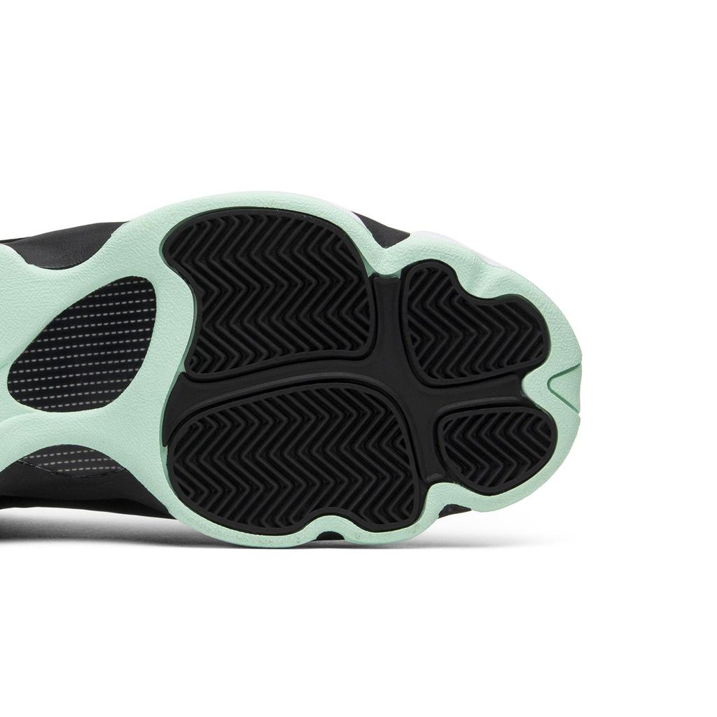 Air Jordan 13 Retro Bambini 'Mint Foam' (Unisex) Scarpe da Basket per Bambini Nero / Oro Metallico / Schiuma Menta / Bianco 439358 015