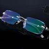 Rimless Design Color Changing Eyeglasses UV400 Protection UV400 Eyeglasses  Business Use