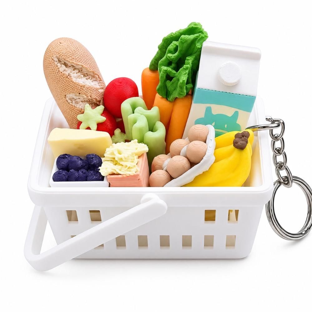 Satisfying Clicking Sound Fidget Toy Cute Basket Appearance Bag Pendant  Release Daily Stress