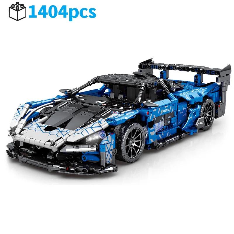 Technical McLarened Sena City Racing Car Building Blocks MOC  Bricks Super Sports Cars Model Boys Assembly Toys Kid Gifts