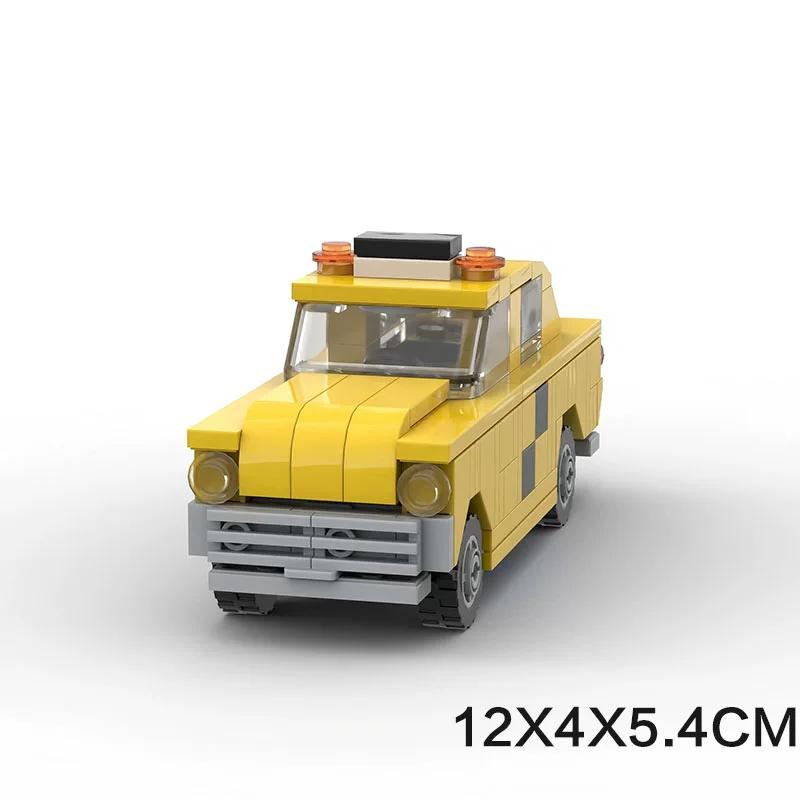 City Speed Small Mini Car Truck Sedan Model Puzzle Children's Intellectual BUilding Blocks Toys Assembly Decorative Ornaments