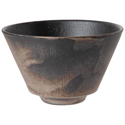 Shigaraki Ware Hechimon Bowl, Rust-smoked Finish, MR-3-3481