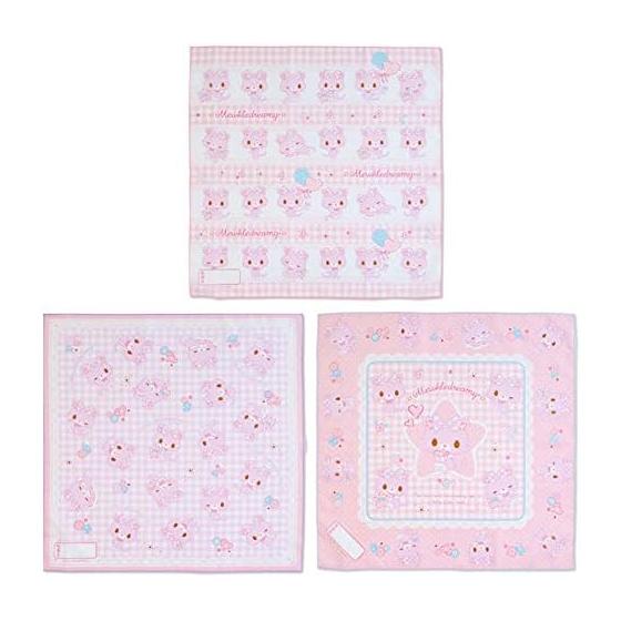 Sanrio Mule Dreamy Large Lunch Cloth Set of 3 (Check)