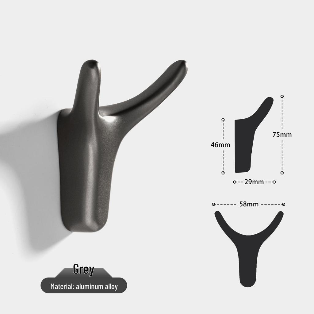 Modern Nordic Antler Wall-Mounted Coat Hook