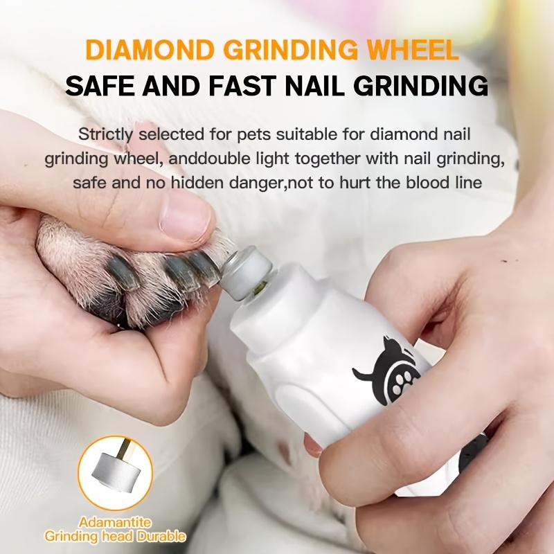 Dog nail polisher is a quiet and painless nail trimmer suitable for large dogs with USB charging, safe, efficient, and durable care