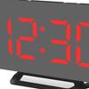 Digital ,Large Display led light mirror Electronic Clocks, with Snooze,Dual USB Charging Ports, 3