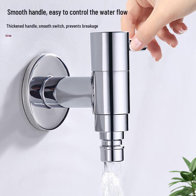 Larsd Extended Stainless Steel Washing Machine Faucet