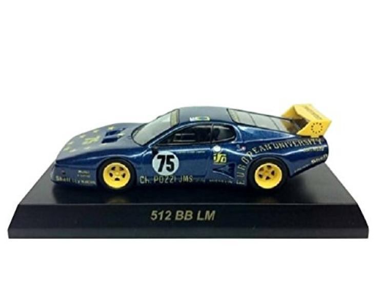 Kyosho Ferrari Mini Car Collection 8 NEO 512BB LM Blue 1/64 No,75