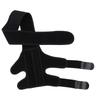 Dog Knee Brace Adjustable High Elasticity Multifunctional Black Single Dog Leg Support Brace M